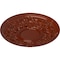 Ekena Millwork Jackson Ceiling Medallion (Fits Canopies up to 13 1/2"), Hand-Painted Firebrick, 32 3/4"OD x 2 1/2"P CM32JAFIF - alternate 4